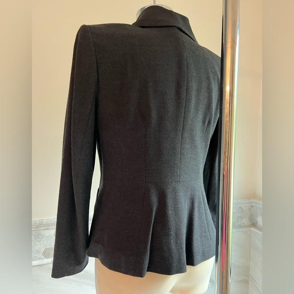 Ann Taylor Charcoal Wool Blend Jacket Sz 6 - Picture 5 of 14